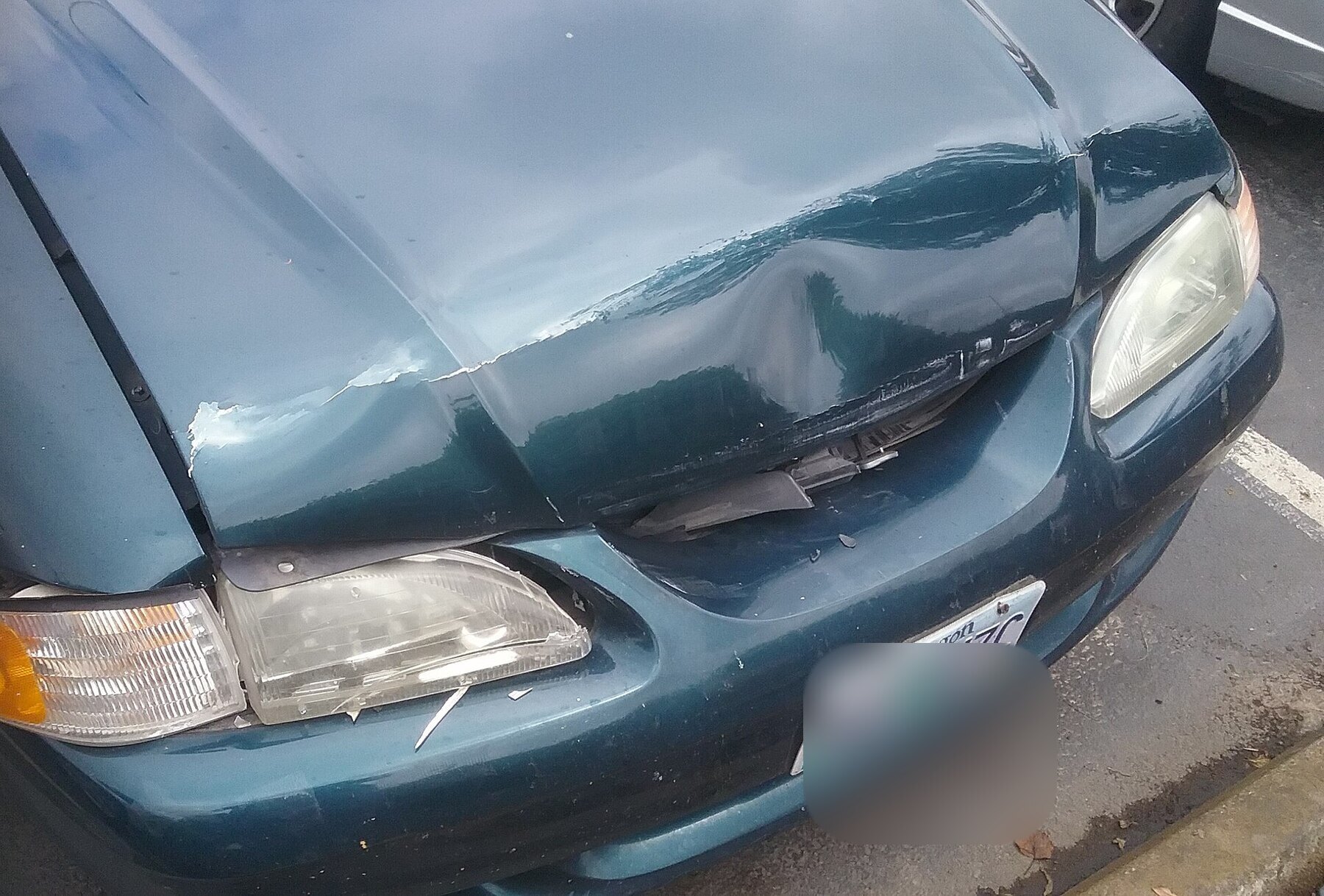 1994 Ford Mustang GT front-end damage 2017-07-01