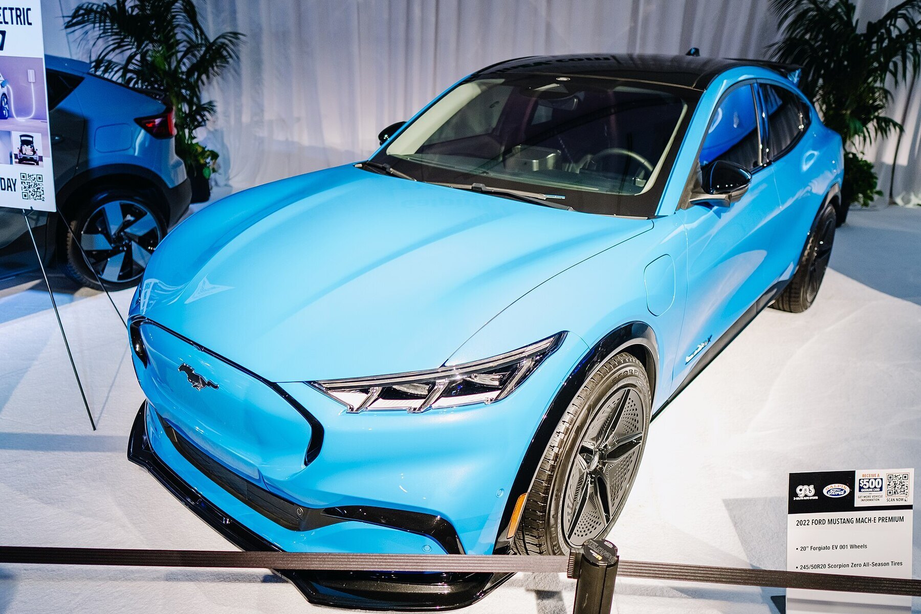 2022 Ford Mustang Mach-E Premium at the 2022 Greater Los Angeles Auto Show
