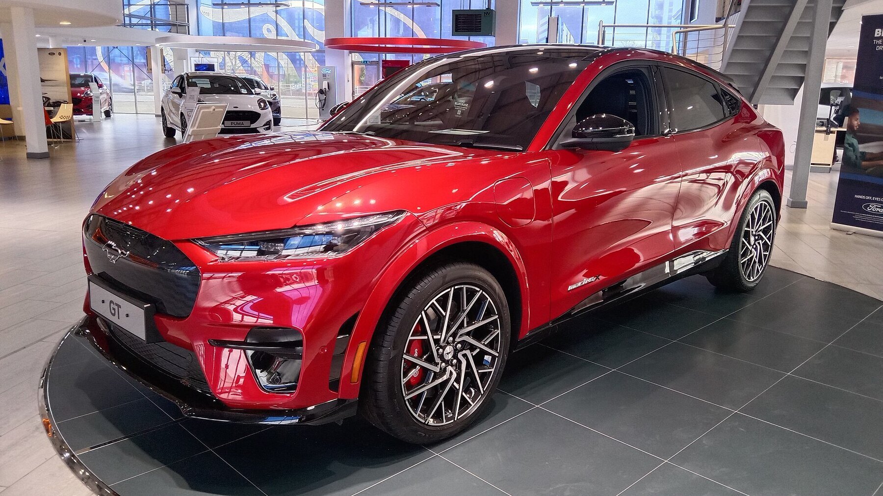 2023 Ford Mustang Mach-E GT Rapid Red front left