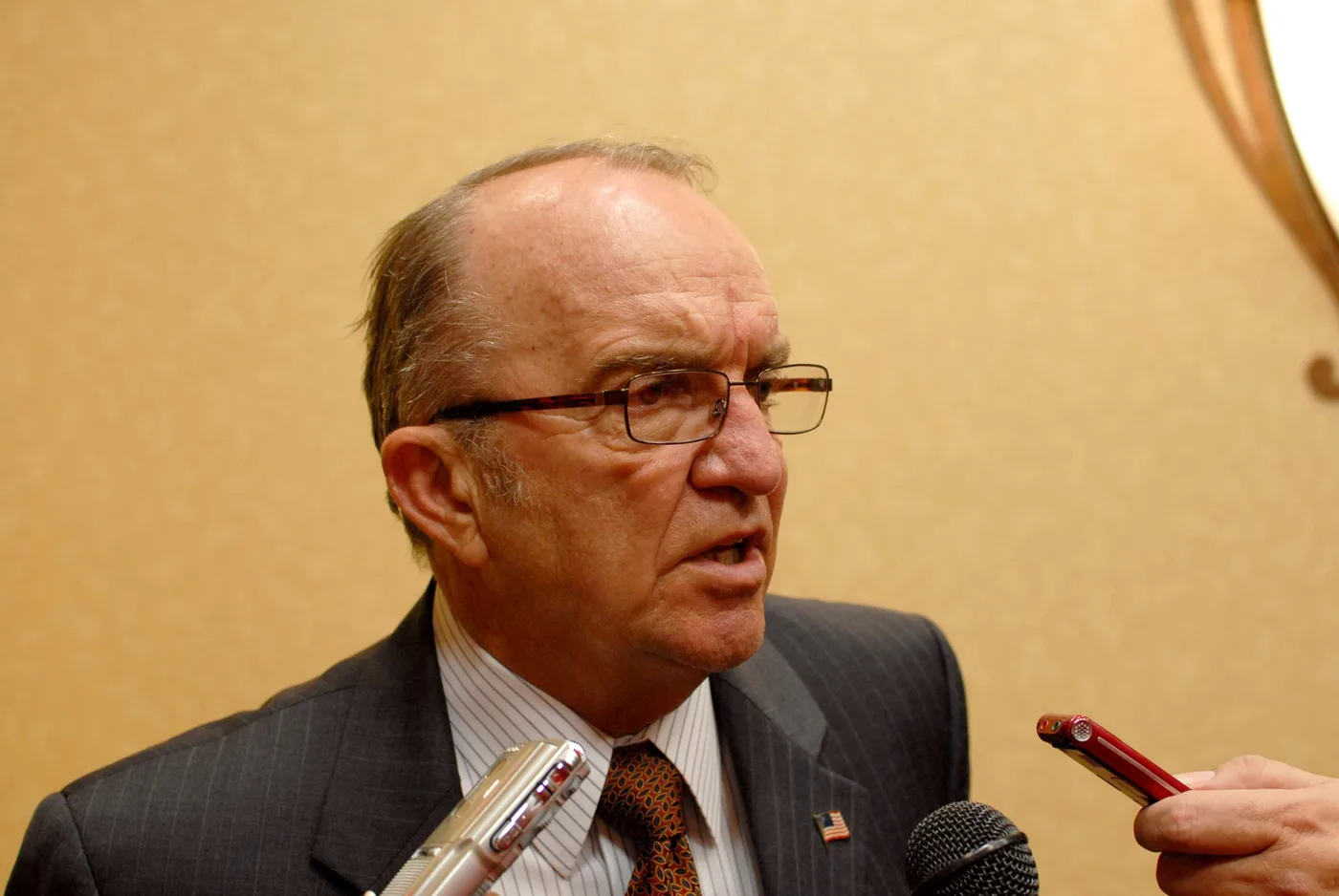Jack Roush at a 2010 National Motorsports Press Association event