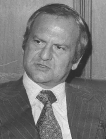Lee Iacocca during a 1972 visit with São Paulo governor Laudo Natel