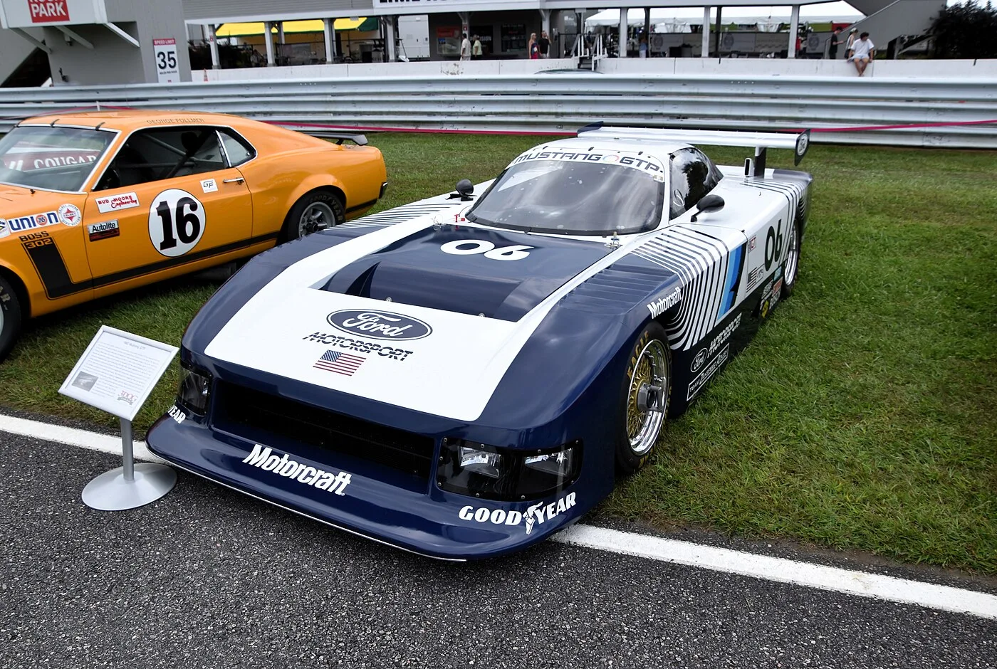 1983 Ford Mustang GTP at the Lime Rock Historic Festival